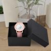 Zxai-On Flower Pink  Leather Watch For Women - Image 3