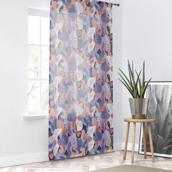 Colorful Abstract Window Curtain
