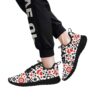 Zxai-On Anstract Sneakers In Black White And Red - Image 9