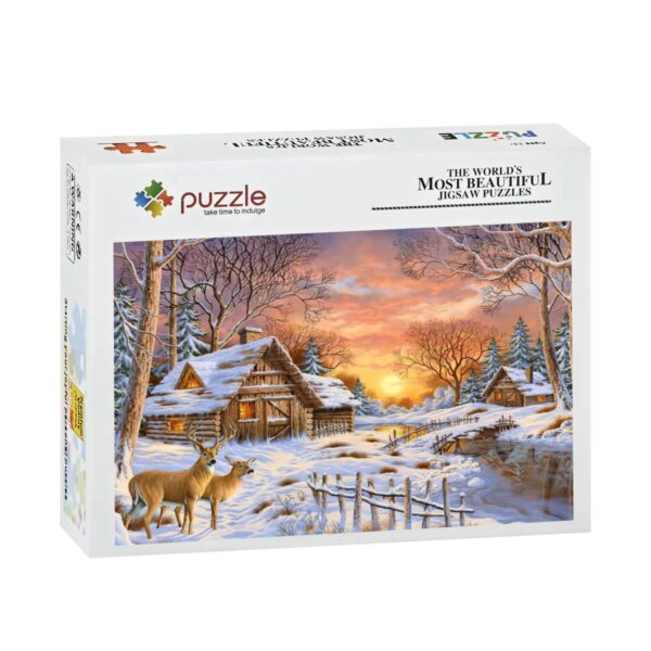 Winter Woderland At Dawn 500 pcs Jigsaw Puzzle