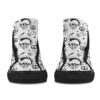Zxai-On Black And White Skulls Shoes - Image 5