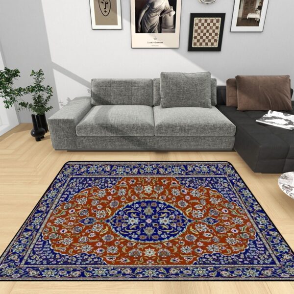 Oriental Printed Carpet Blue And Red  243 X 162 CM