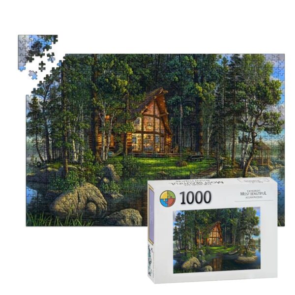 Home At The Lake 1000 pcs Jigsaw Puzzle