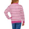 Pink Black White Striped Long Sleeve - Image 2