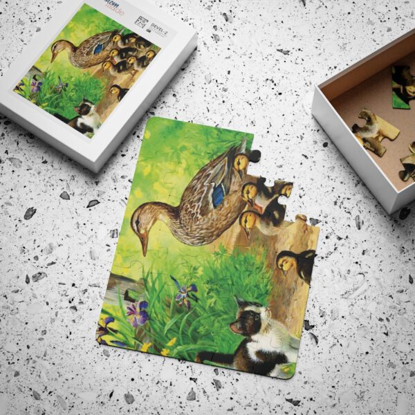 Cat And Ducks Puzzle, 30-Piece