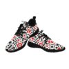 Zxai-On Anstract Sneakers In Black White And Red - Image 8