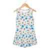 Cute Blue Flower Dress - Image 2