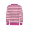 Pink Black White Striped Long Sleeve - Image 4