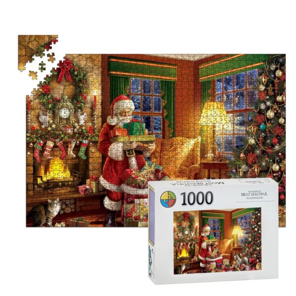 Santa's Cabin 1000 pcs Jigsaw Puzzle