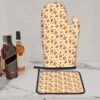 Mushroom Oven Mitts and Pot Holders Set - Image 2