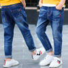 Boys Jeans Autumn And Winter New One-piece Velvet - Image 2