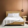 Four-piece Set Of Silk Bedding Sheets And Fitted Sheets - Image 3