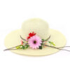 Ladies Dahai Beach Resort Sunscreen Straw Hat - Image 2