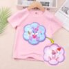 Boys And Girls' Glitter Double-sided Color Changing Short Sleeves - Image 6