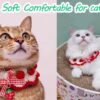 Adorable Strawberry Pattern Cat Collar With Breakaway Buckle And Cute Bow Tie For Kitten And Some Puppies - Image 5