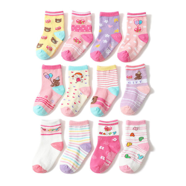 Cartoon Children's Socks Non-slip Dispensing Floor Indoor