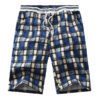 Summer Plaid Men's Casual Shorts - Image 4