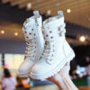 Autumn Winter Leather Children Shoes Boys Girls Boots - Image 3
