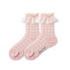 Cherry Blossom Series Spring Cute Girly Cotton Socks - Image 4