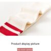 Men's Striped Mid-calf Length Sports Cotton Socks - Image 6