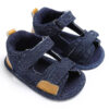 Denim baby Velcro sandals toddler shoes baby shoes - Image 2