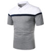 Color Matching Design Casual With Men's Short Sleeves - Image 5