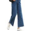 Women's Jeans High-Waisted Straight-Leg Jeans Spring Women's Cropped Trousers - Image 3