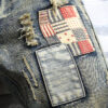 Summer Jeans Pants Men'S Personality Patch Retro Trendy Men'S Five-Point Pants Men'S Ripped Shorts - Image 2