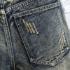 Summer Jeans Pants Men'S Personality Patch Retro Trendy Men'S Five-Point Pants Men'S Ripped Shorts - Image 6