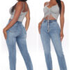 Women's Fashion Stretch Slim Jeans - Image 4