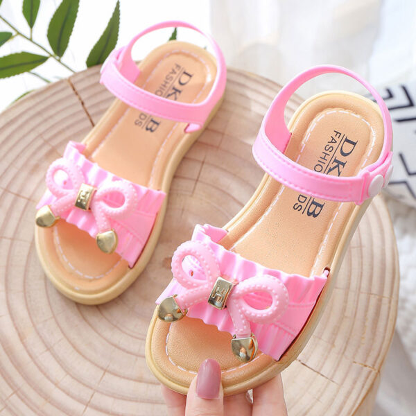 Girls' Sandals  Summer New Style  Korean Princess Shoes  Big Children'S Casual Student Shoes  Children'S Non-Slip Flat Shoes