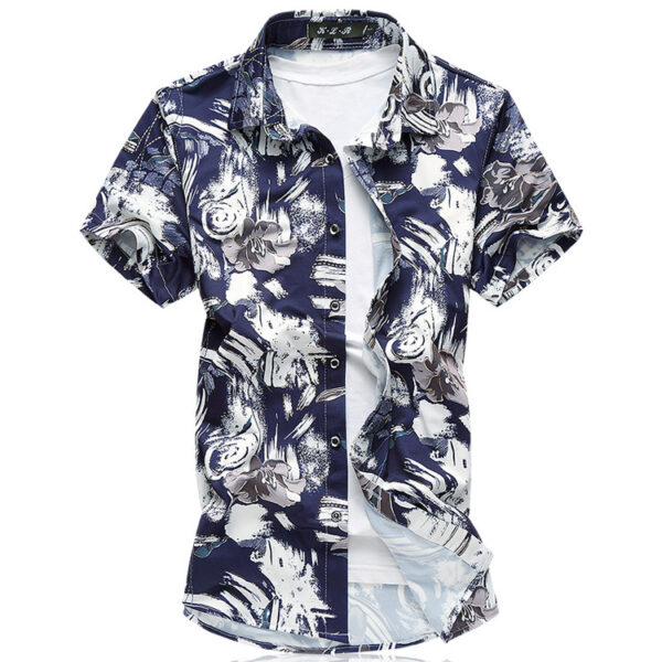 Stretch Mercerized Cotton Shirt Short Sleeve Shirt