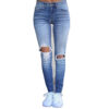 Women's Jeans With Ripped Tassels - Image 5