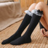 Socks Women's Mid-length Calf Socks White Lace Socks - Image 4