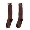 Socks Women's Mid-length Calf Socks White Lace Socks - Image 8