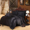 Romantic Set King Double Size PLA Cool Fiber Summer Used Single Bed Sheet Luxury Bedding Kit Duvet Cover Set - Image 2