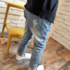 New Korean Style Boys Ripped Trousers - Image 5