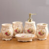 Ceramic Bathroom Kit Five Piece European Bathroom Set - Image 2