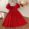 New Korean Version Of The Popular Children's Skirt Short-sleeved Princess Skirt - Image 6
