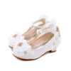 Children's leather shoes girls' high heels - Image 2