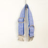 Blue plaid dog collar - Image 3