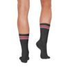 Black Socks With Red Stripes For Men - Image 3