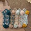 Harajuku Retro Embroidery Spring Kawaii Cute Socks - Image 4