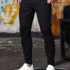 Man Pants Retro Washing Zipper Sretch Jeans Casual Slim Fit - Image 2