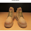 Men's Boots Plus Size Vintage Leather Worker Boot - Image 9