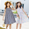 Girls' Fashionable Simple Cotton Print Skirt - Image 2
