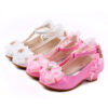 Children's leather shoes girls' high heels - Image 4