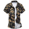 Stretch short sleeve shirt printed shirt - Image 2