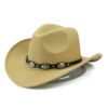 Punk Style Cowboy Hats And Felt For Men And Women - Image 3