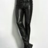 Fashion Men's Long Leather Pants - Image 9